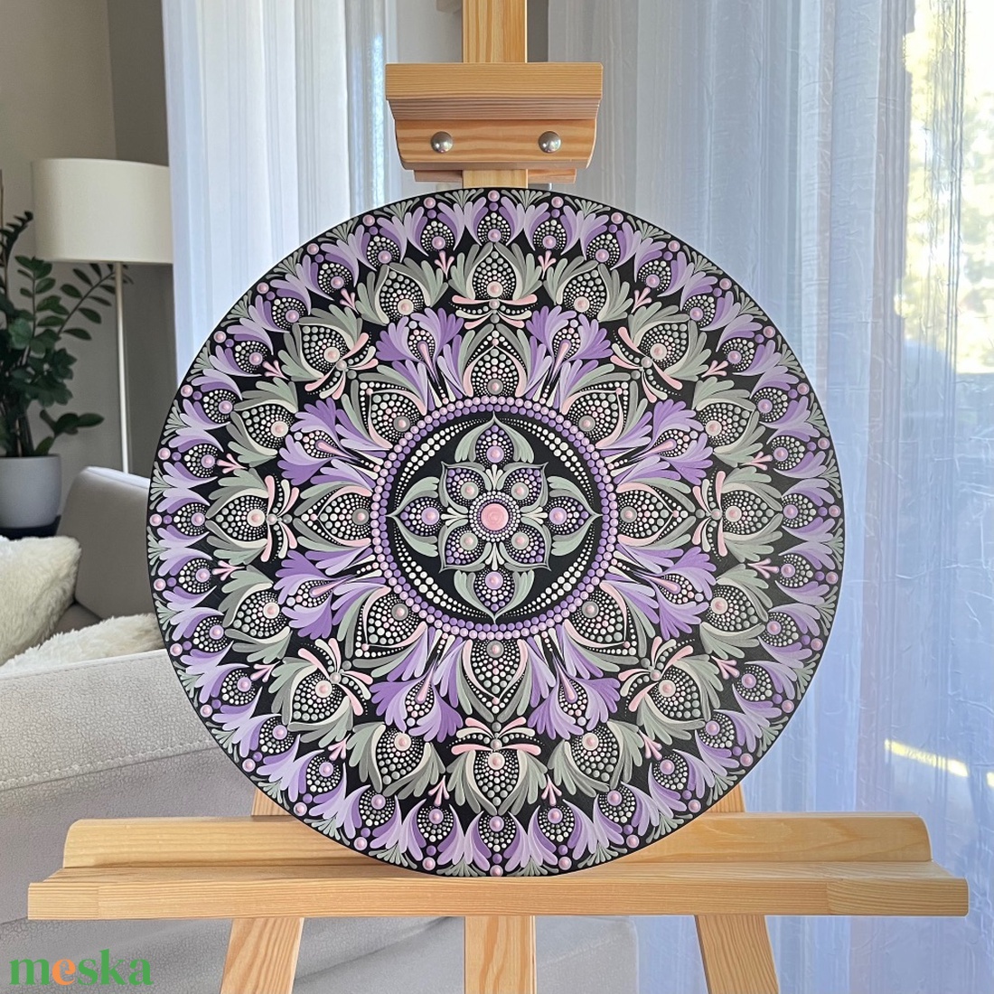 Mandala falidísz lila és olajzöld színekben kézzel festett különlegesség - otthon & életmód - dekoráció - spiritualitás - mandala - Meska.hu Mandala falidísz lila és olajzöld színekben kézzel festett különlegesség - otthon & életmód - dekoráció - spiritualitás - mandala - Meska.hu