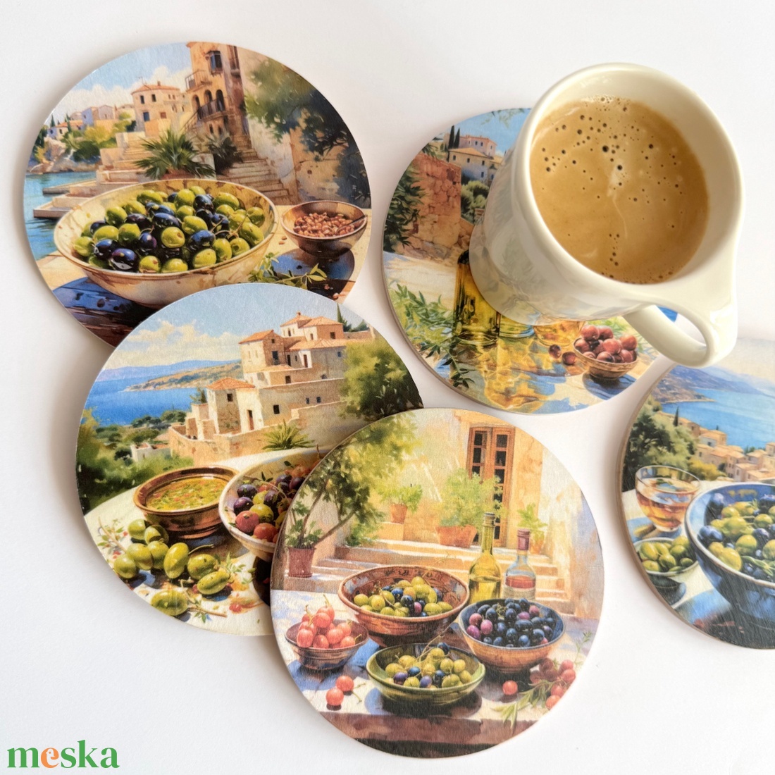 Fa poháralátét mediterrán mintákkal többféle design - otthon & életmód - konyhafelszerelés, tálalás - tálalás - tányér- és poháralátét - Meska.hu Fa poháralátét mediterrán mintákkal többféle design - otthon & életmód - konyhafelszerelés, tálalás - tálalás - tányér- és poháralátét - Meska.hu