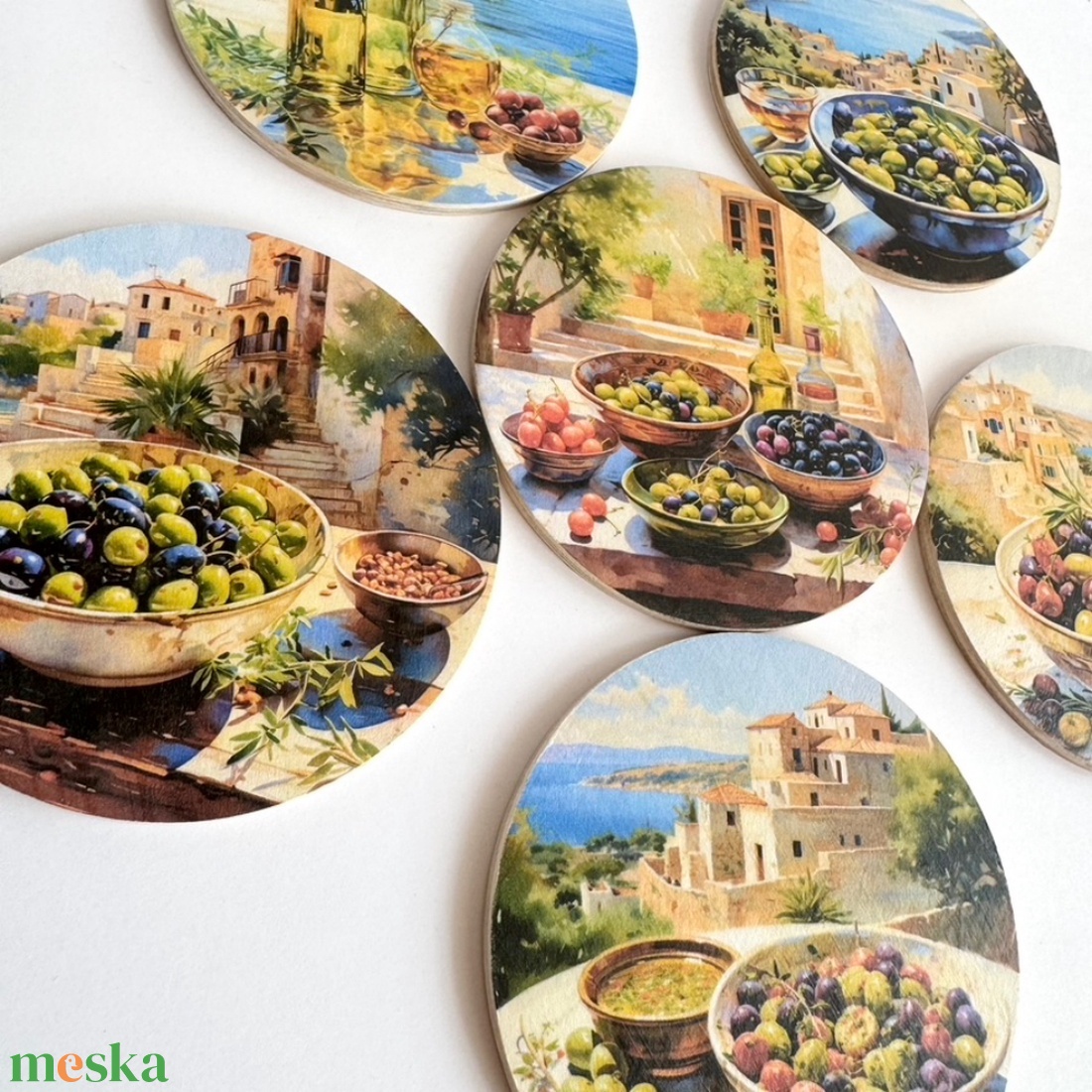 Fa poháralátét mediterrán mintákkal többféle design - otthon & életmód - konyhafelszerelés, tálalás - tálalás - tányér- és poháralátét - Meska.hu Fa poháralátét mediterrán mintákkal többféle design - otthon & életmód - konyhafelszerelés, tálalás - tálalás - tányér- és poháralátét - Meska.hu