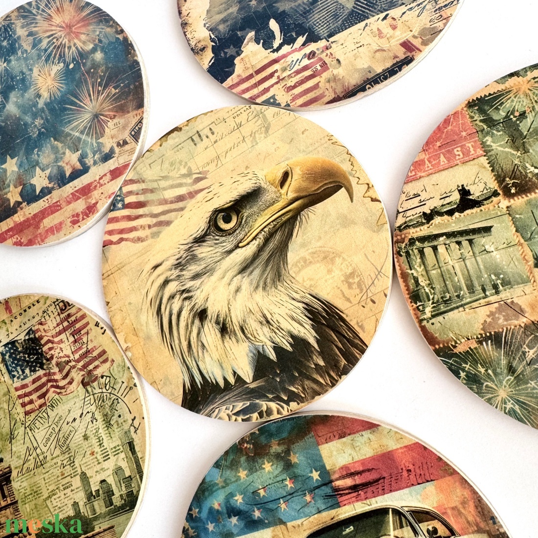 Fa poháralátét USA mintákkal többféle design - otthon & életmód - konyhafelszerelés, tálalás - tálalás - tányér- és poháralátét - Meska.hu Fa poháralátét USA mintákkal többféle design - otthon & életmód - konyhafelszerelés, tálalás - tálalás - tányér- és poháralátét - Meska.hu