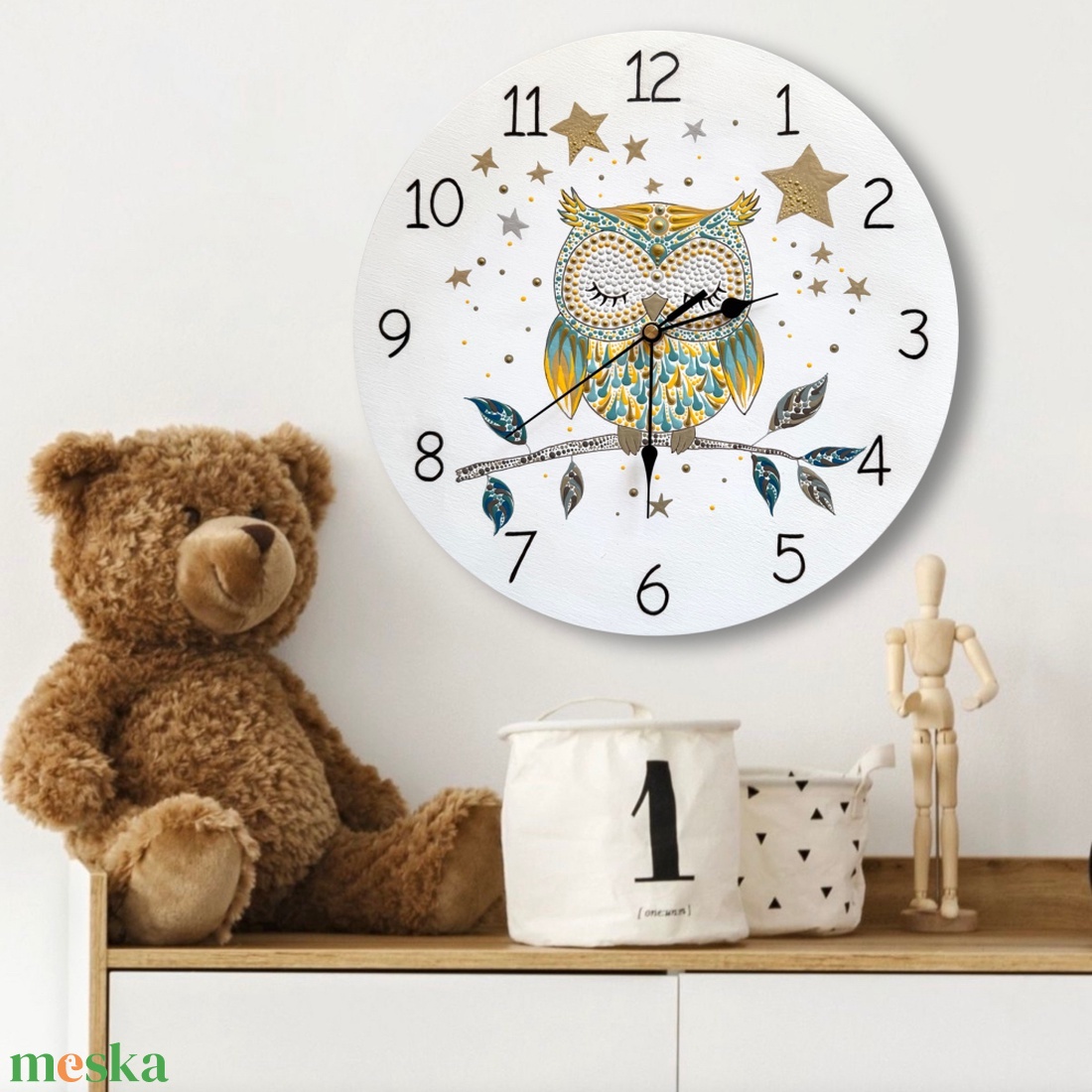 Bagoly gyerek falióra kézzel festett, hangtalan, egyedi fa óra - otthon & életmód - dekoráció - fali és függő dekoráció - falióra & óra - Meska.hu Bagoly gyerek falióra kézzel festett, hangtalan, egyedi fa óra - otthon & életmód - dekoráció - fali és függő dekoráció - falióra & óra - Meska.hu