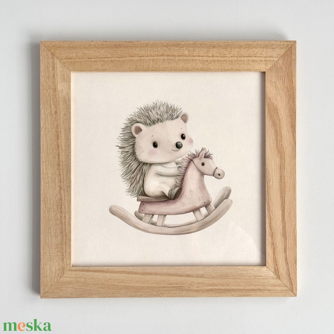 Sünis hintalovas falikép gyerekszobába � névre szóló babaszoba dekor - baba - mama - babaszoba dekoráció - babaszoba kép - Meska.hu