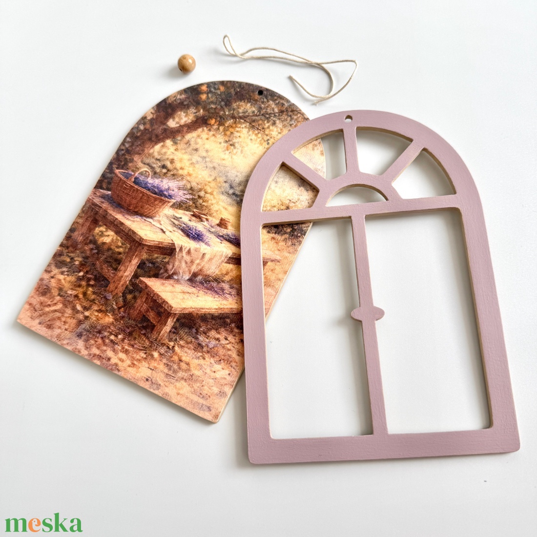 Levendulás falidísz kétoldalas képkerettel, 4 variációval - otthon & életmód - dekoráció - kép & falikép - táblakép - Meska.hu