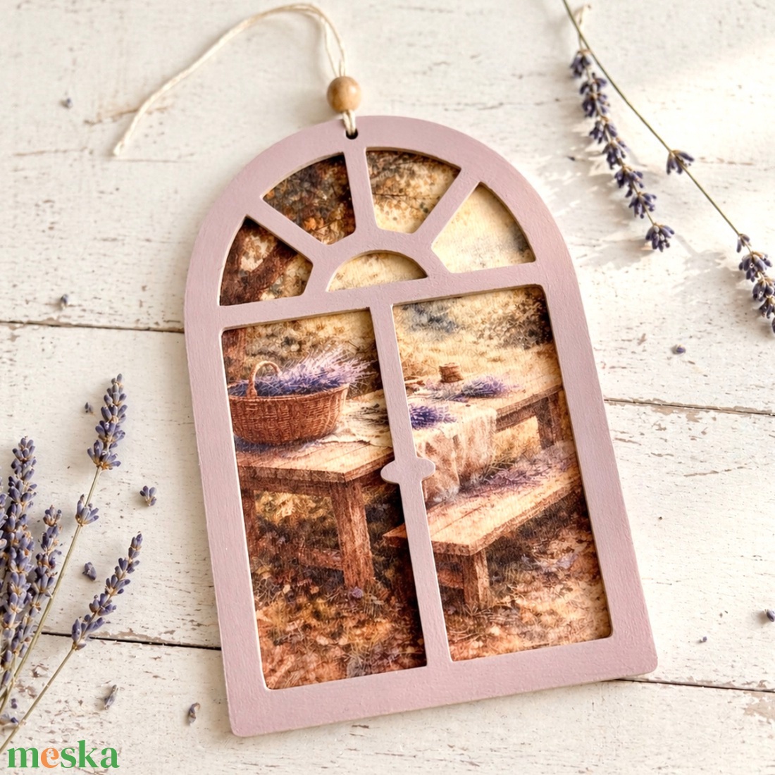 Levendulás falidísz kétoldalas képkerettel, 4 variációval - otthon & életmód - dekoráció - kép & falikép - táblakép - Meska.hu