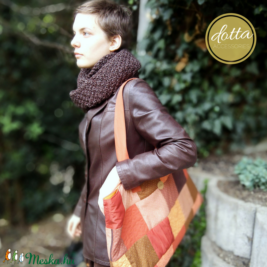 Big Bag Autumn laptop táska patchwork mintával - táska & tok - kézitáska & válltáska - válltáska - Meska.hu Big Bag Autumn laptop táska patchwork mintával - táska & tok - kézitáska & válltáska - válltáska - Meska.hu