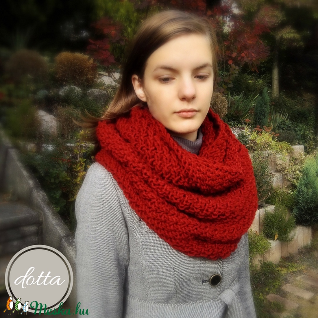 Óriás sál, körsál, Kincső sál több színben - ruha & divat - sál, sapka, kendő - sál - Meska.hu