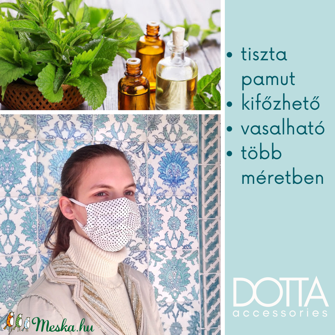 Bélyeges maszk - 2 rétegű - szürke unisex arcmaszk - 100% pamut  - férfi & uniszex - férfi & uniszex - Meska.hu