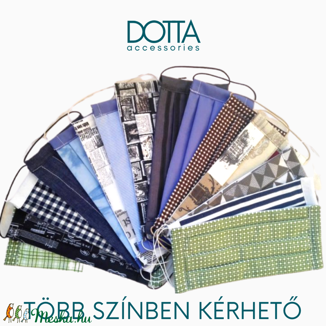 Bélyeges maszk - 2 rétegű - szürke unisex arcmaszk - 100% pamut  - férfi & uniszex - férfi & uniszex - Meska.hu