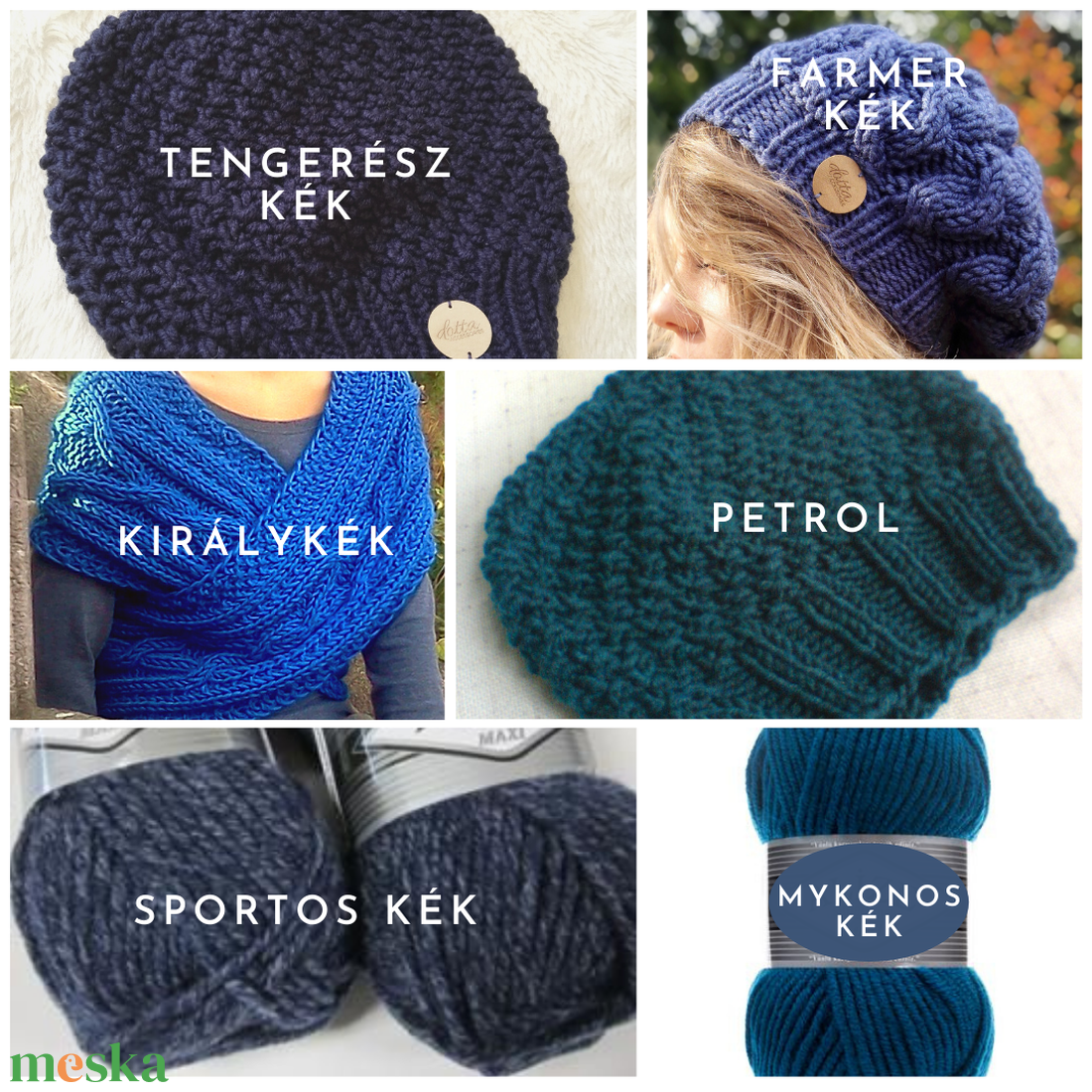 Kincső sapka kék zöld színekben - fejformáló nőies fazon - ruha & divat - sál, sapka, kendő - sapka - Meska.hu