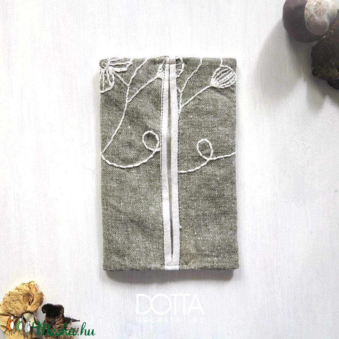 Hímzett zsepi és maszk tartó - pzs tok - papír zsebkendő tároló - női - női - Meska.hu