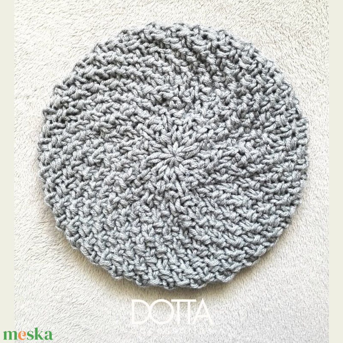 Kincső sapka - klasszikus szürke - kézzel kötött gyapjús fonalból - ruha & divat - sál, sapka, kendő - sapka - Meska.hu