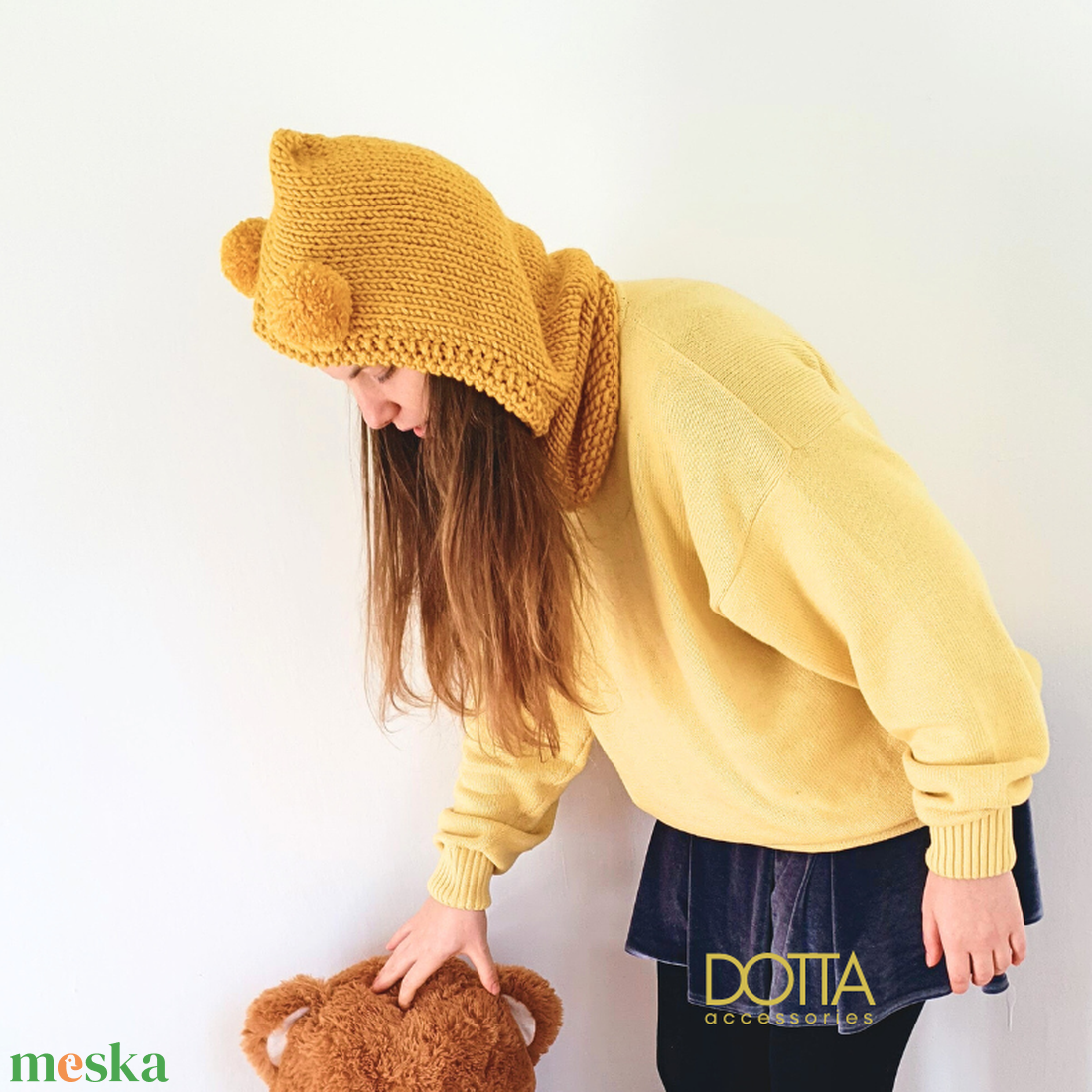 Micimackó sapka - füles sapi - sárga puha meleg gyapjús fonalból - sapka sállal - ruha & divat - babaruha & gyerekruha - babasapka - Meska.hu Micimackó sapka - füles sapi - sárga puha meleg gyapjús fonalból - sapka sállal - ruha & divat - babaruha & gyerekruha - babasapka - Meska.hu