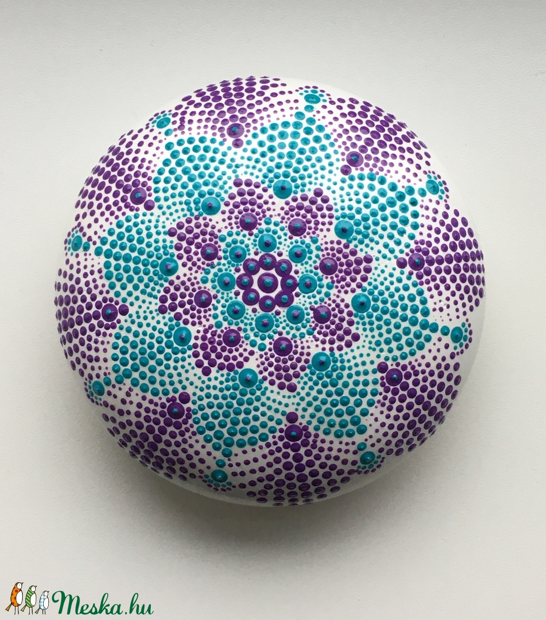 Egyedi pontozott festéses mandala -  - Meska.hu