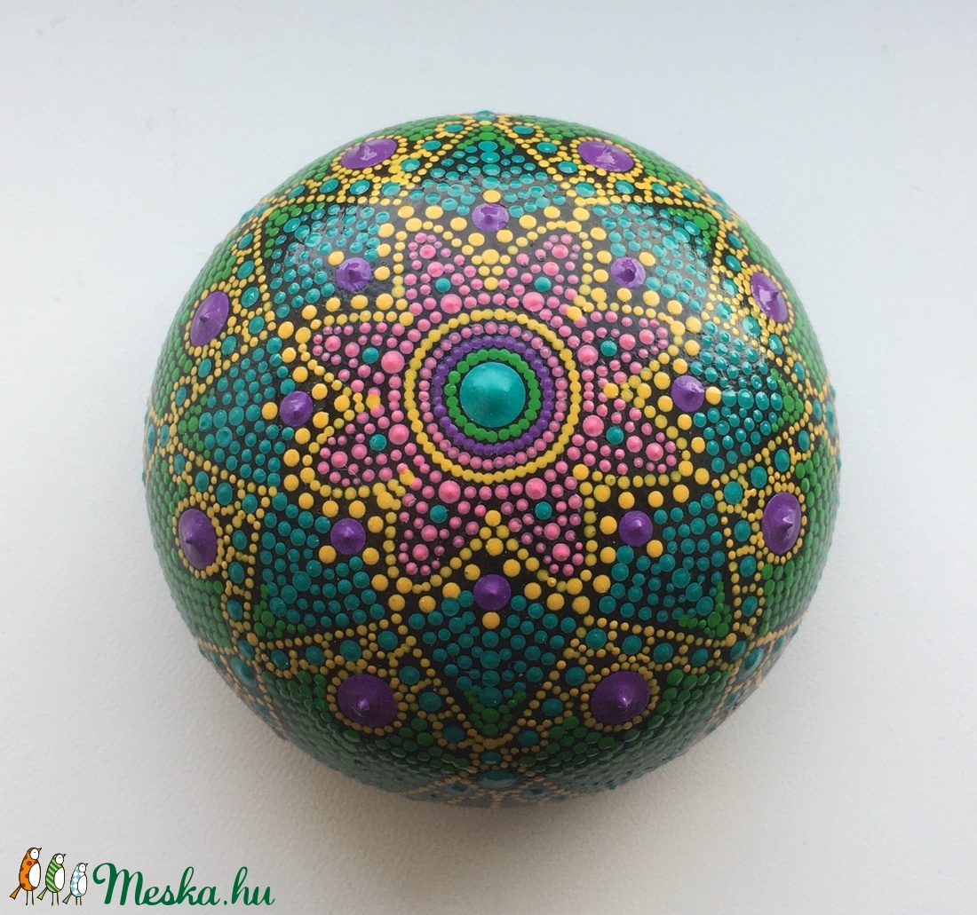 Egyedi gyönyörű mandalafestés -  - Meska.hu