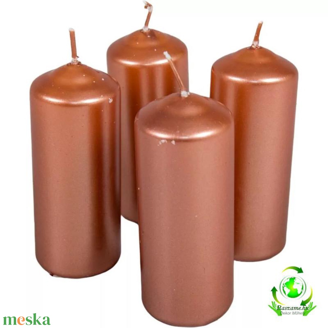 Metál henger gyertya szett 40x100mm - rosegold - kellékek & szerszámok - dekorációs kellékek - dekorációs gyertya - Meska.hu Metál henger gyertya szett 40x100mm - rosegold - kellékek & szerszámok - dekorációs kellékek - dekorációs gyertya - Meska.hu