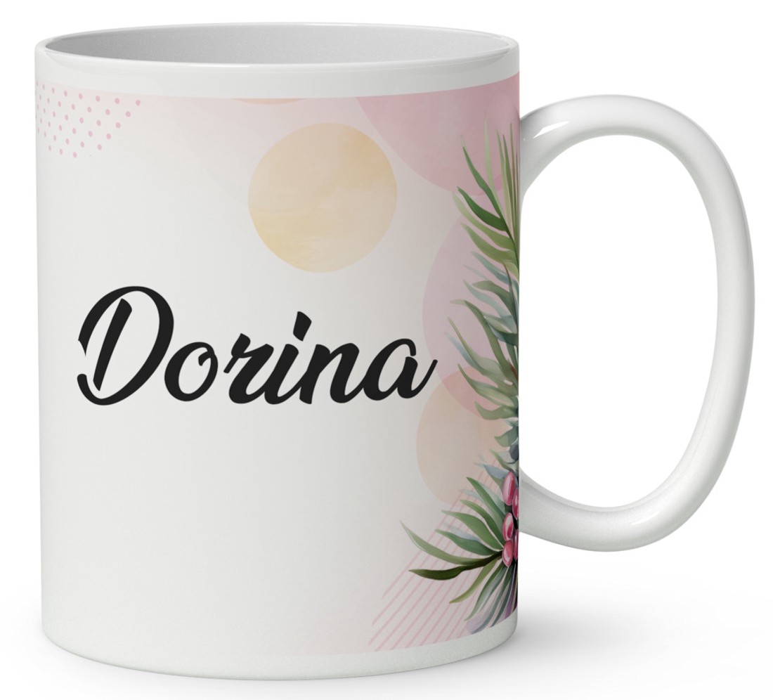 Kérd a neveddel - Pink karácsonyi cica mintás bögre - otthon & életmód - konyhafelszerelés, tálalás - tálalás - bögre & csésze - Meska.hu