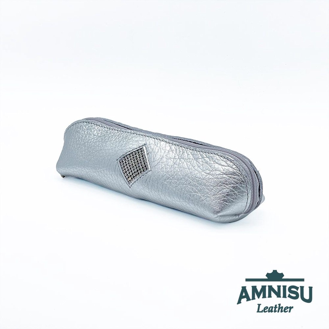 Ezüst rombusz swarovski köves neszeszer / tolltartó K1008 - táska & tok - neszesszer - Meska.hu