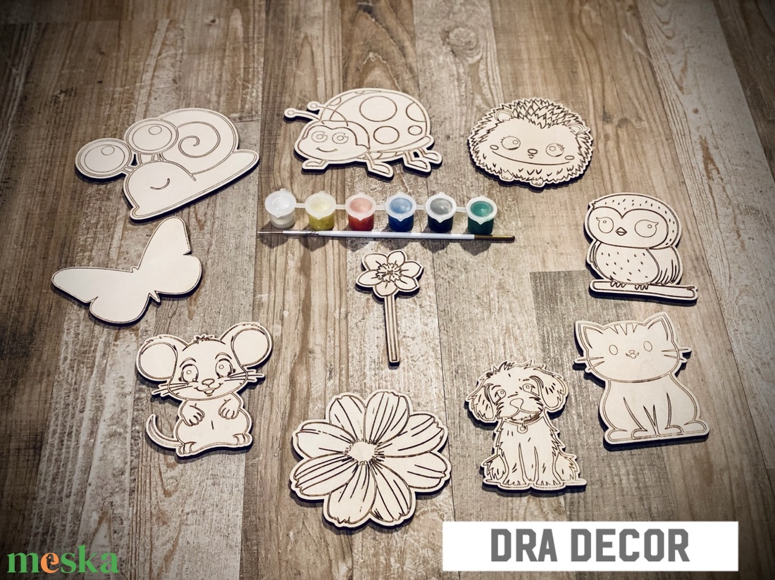 Fa kifestő csomag (10db) - diy (csináld magad) - egységcsomag - Meska.hu Fa kifestő csomag (10db) - diy (csináld magad) - egységcsomag - Meska.hu