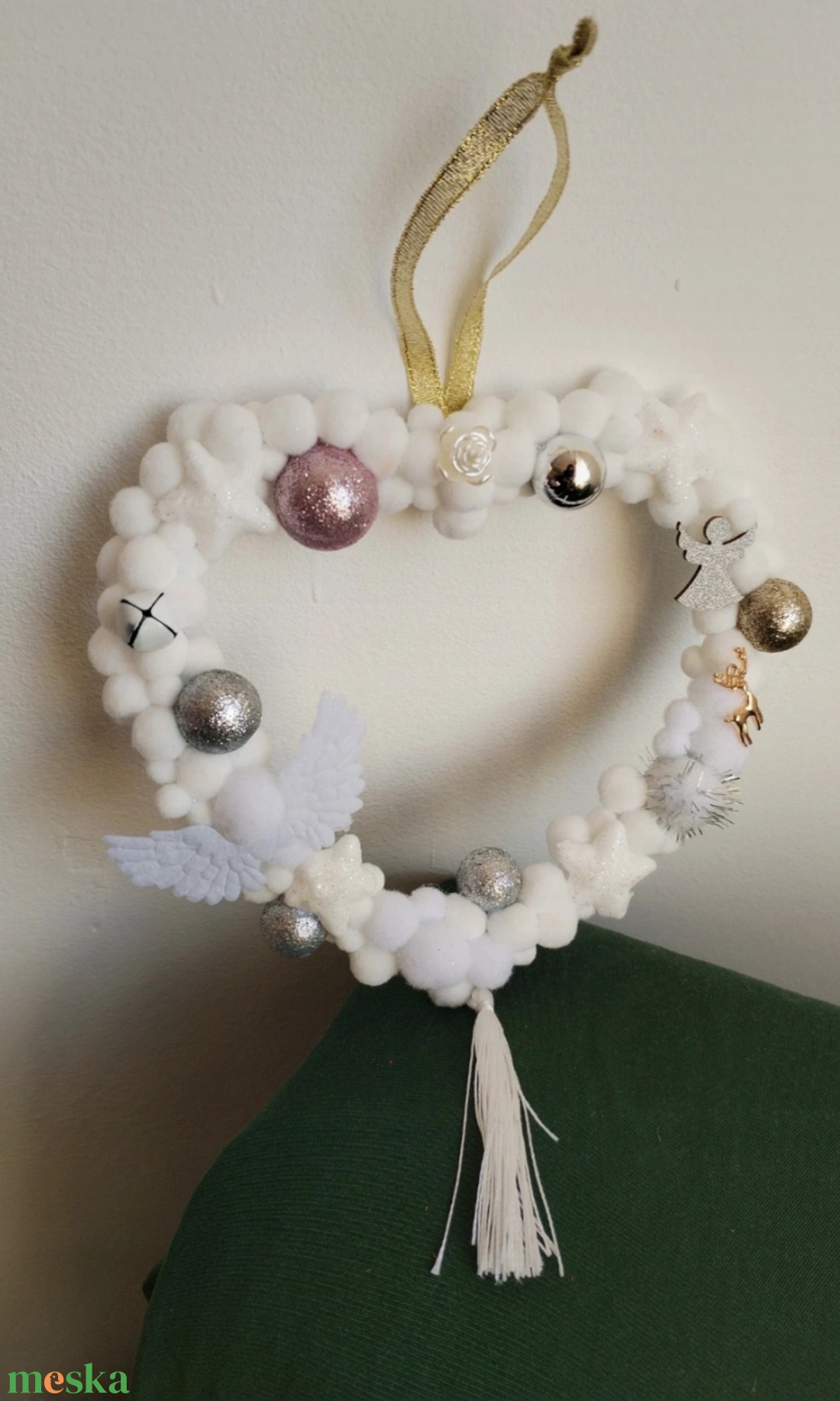 Pompom téli kopogtató - karácsony - adventi díszek - adventi ajtódísz - Meska.hu Pompom téli kopogtató - karácsony - adventi díszek - adventi ajtódísz - Meska.hu