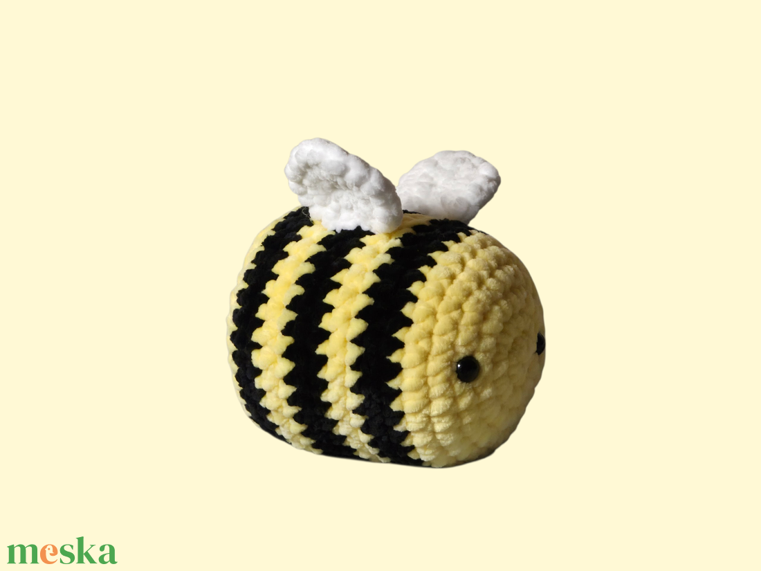 Horgolt méhecske - játék & sport - plüssállat & játékfigura - méhecske - Meska.hu