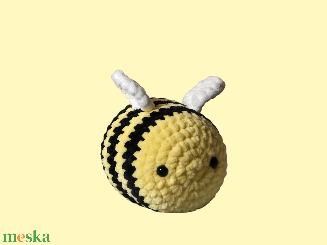 Horgolt méhecske - játék & sport - plüssállat & játékfigura - méhecske - Meska.hu