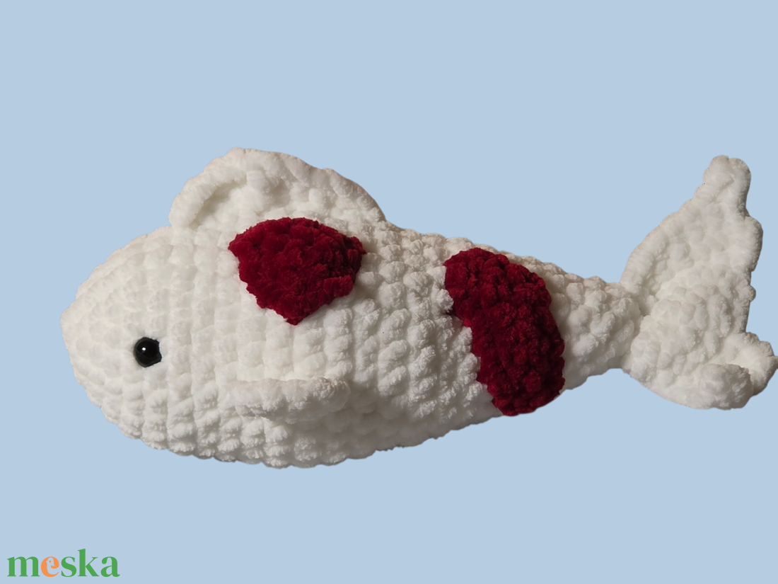 Horgolt koi hal - játék & sport - plüssállat & játékfigura - hal - Meska.hu