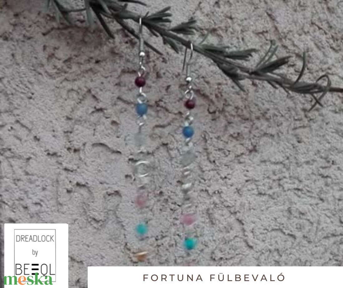 BeEql Fortuna fülbevaló - ékszer - fülbevaló - lógó csepp fülbevaló - Meska.hu
