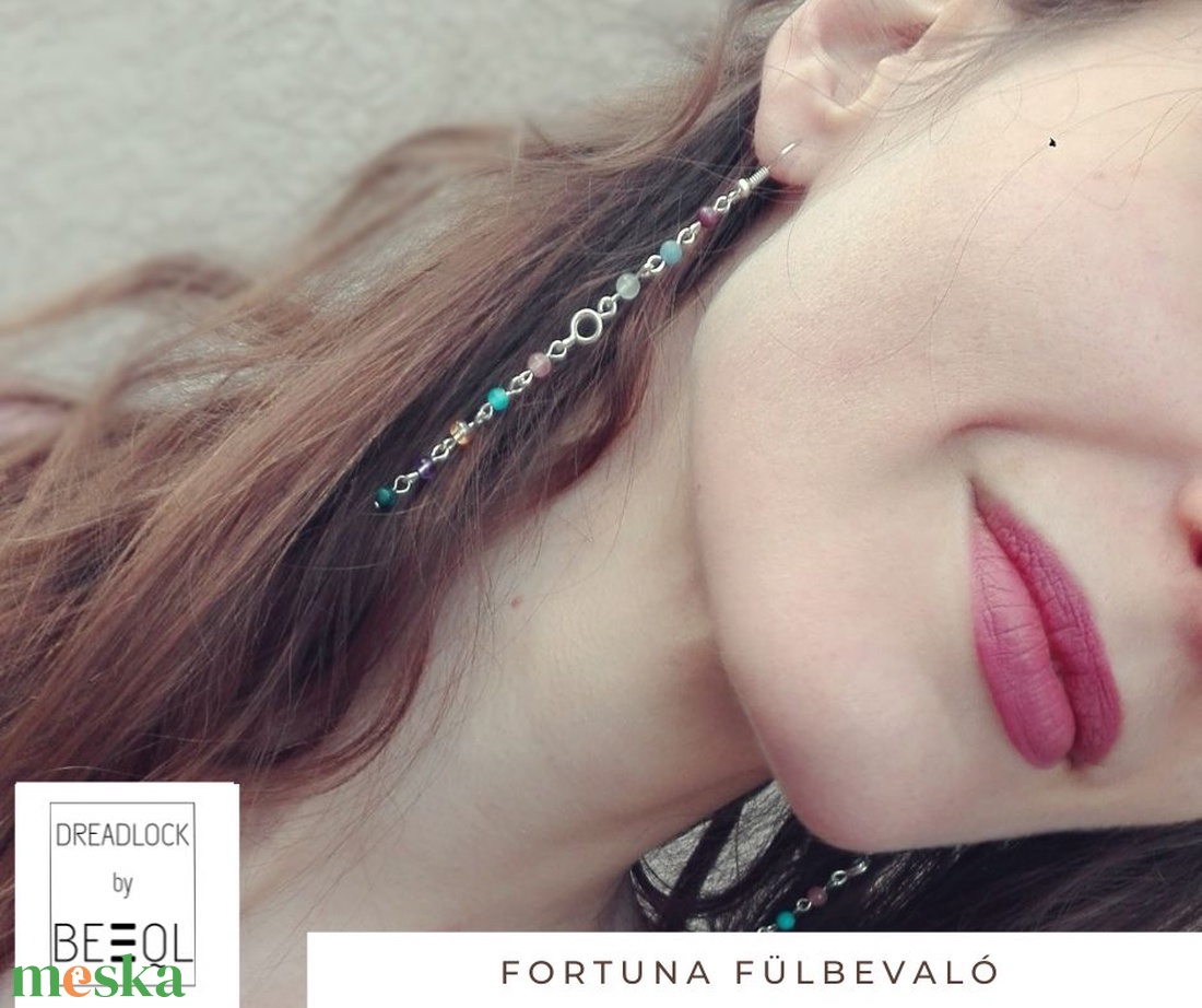 BeEql Fortuna fülbevaló - ékszer - fülbevaló - lógó csepp fülbevaló - Meska.hu