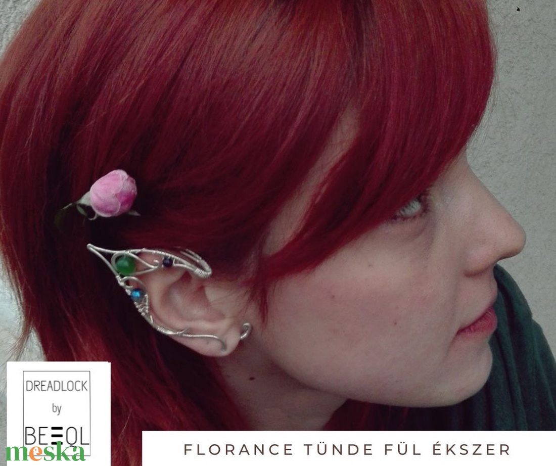 BeEql Florance tünde fül ékszer - ékszer - fülbevaló - fülékszer - Meska.hu