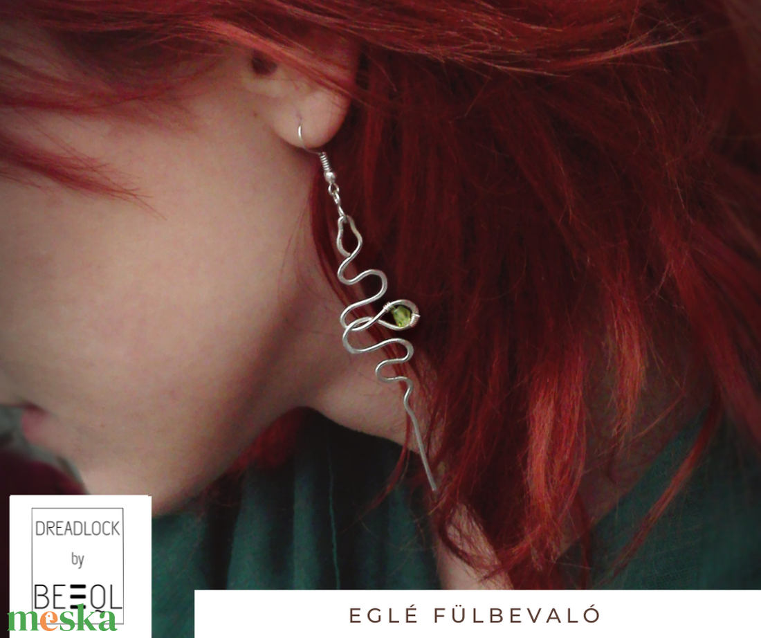 BeEql Eglé fülbevaló - ékszer - fülbevaló - lógó fülbevaló - Meska.hu