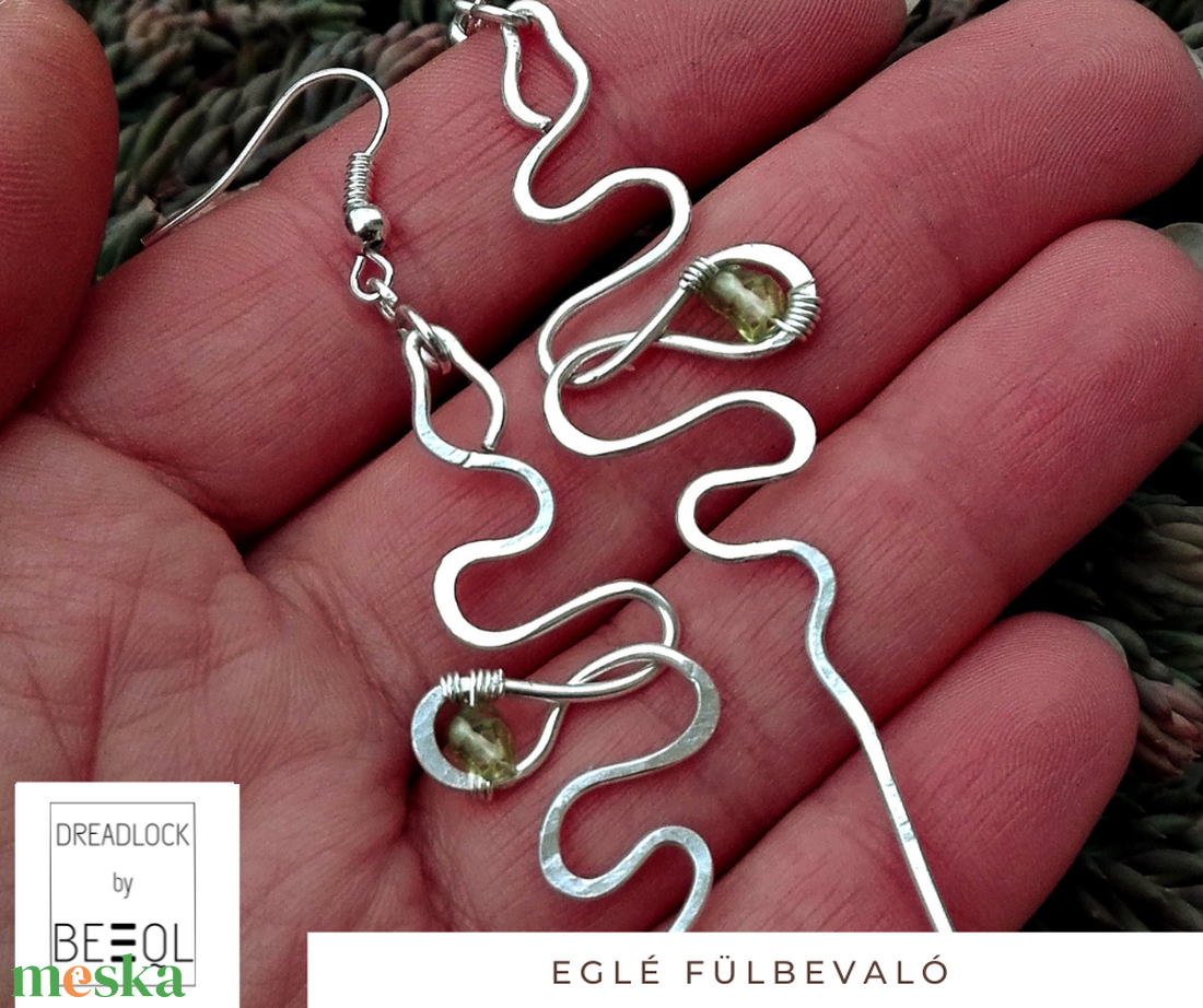 BeEql Eglé fülbevaló - ékszer - fülbevaló - lógó fülbevaló - Meska.hu