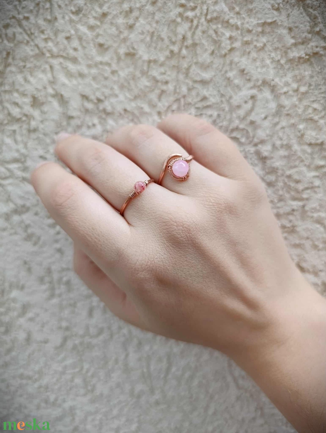 BeEql Lina és Laila gyűrű ékszer - ékszer - gyűrű - többköves gyűrű - Meska.hu