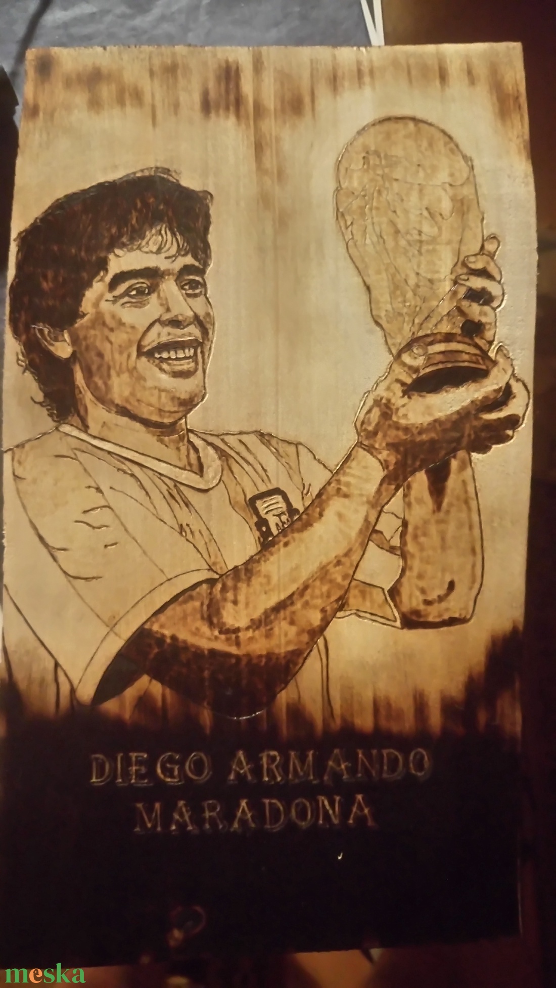 Diego Maradona - otthon & életmód - dekoráció - kép & falikép - fából készült kép - Meska.hu Diego Maradona - otthon & életmód - dekoráció - kép & falikép - fából készült kép - Meska.hu