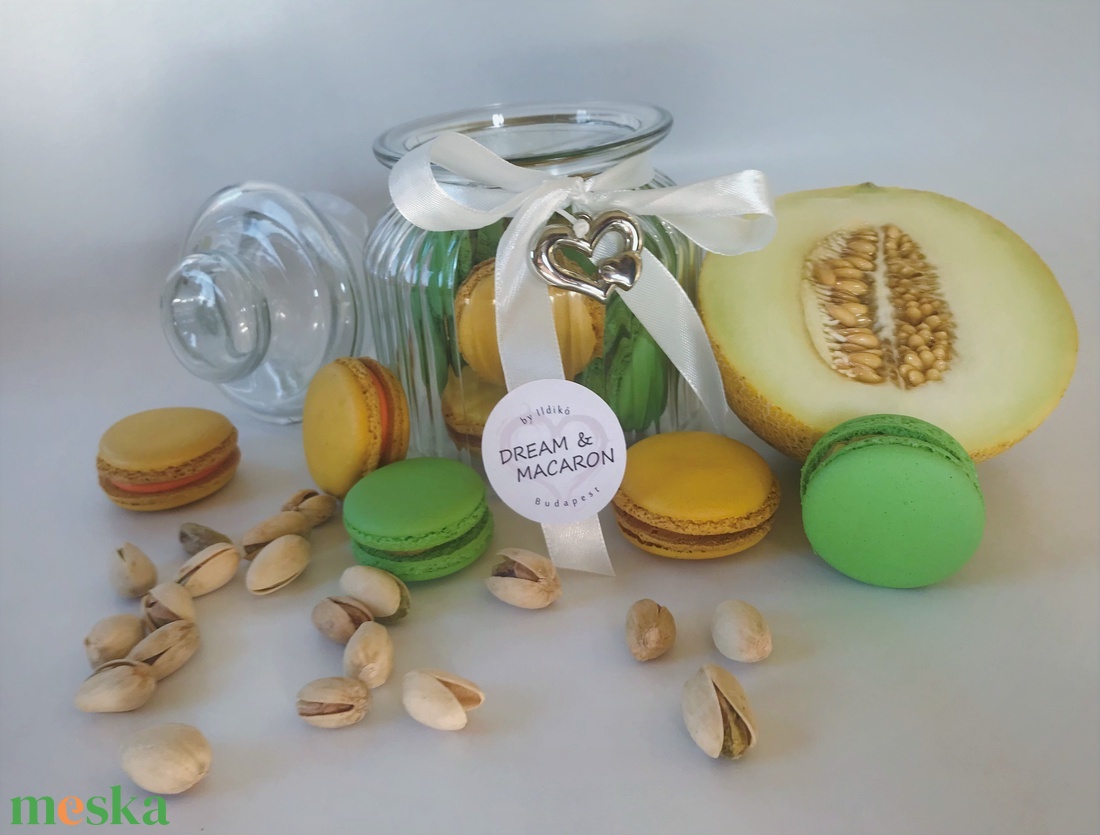 Macaron üvegben  - élelmiszer - édesség - Meska.hu