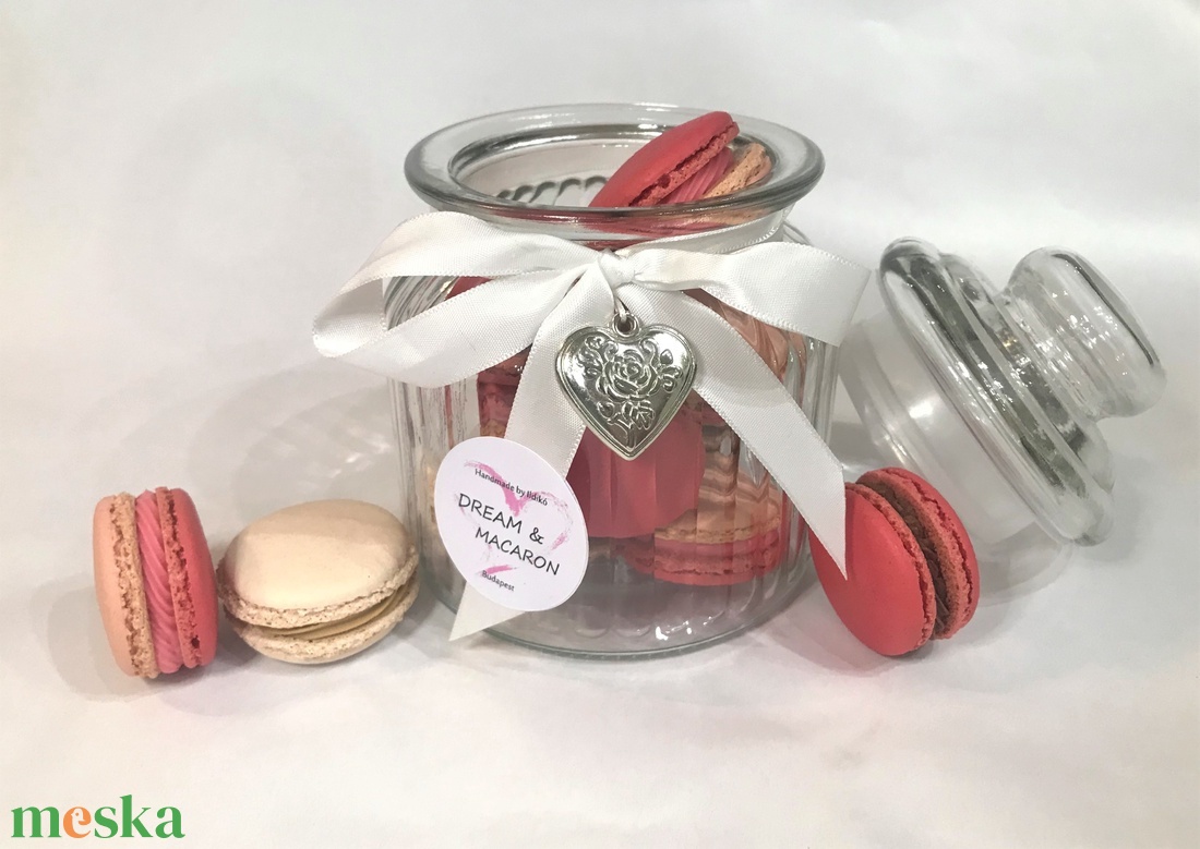 Macaron üvegben  - élelmiszer - édesség - Meska.hu