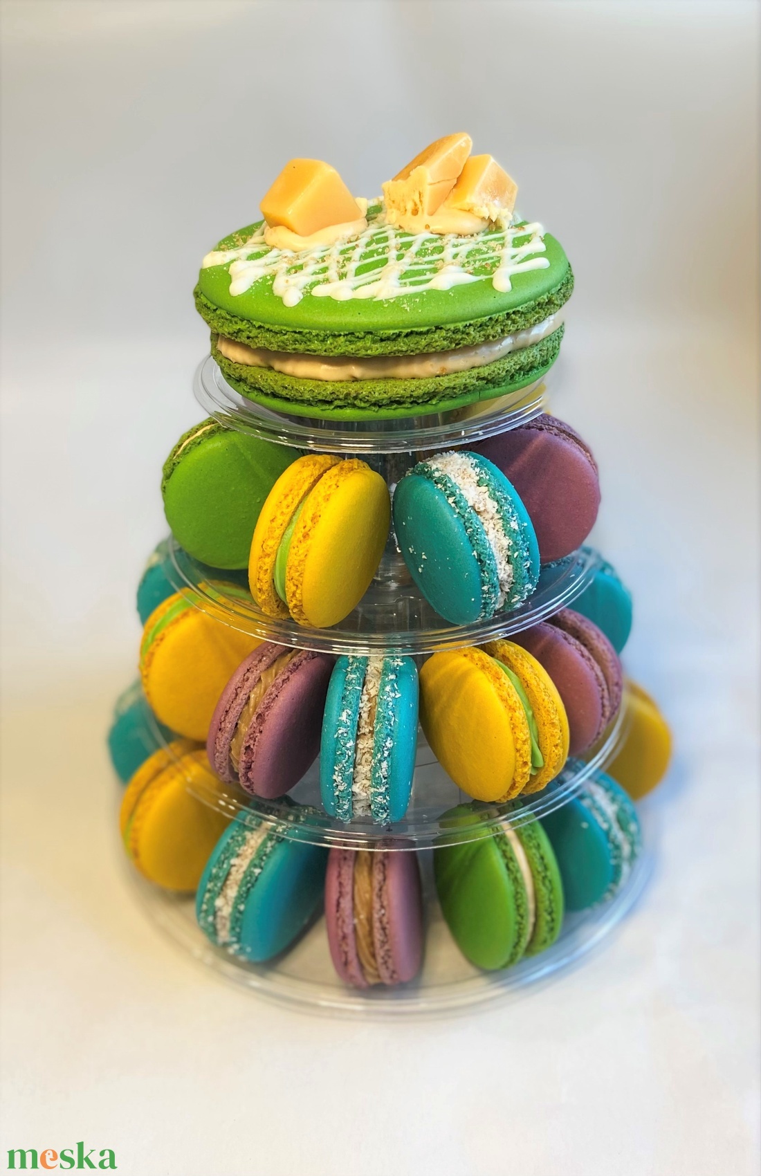 Macaron torony (4 emeletes) - élelmiszer - édesség - Meska.hu Macaron torony (4 emeletes) - élelmiszer - édesség - Meska.hu