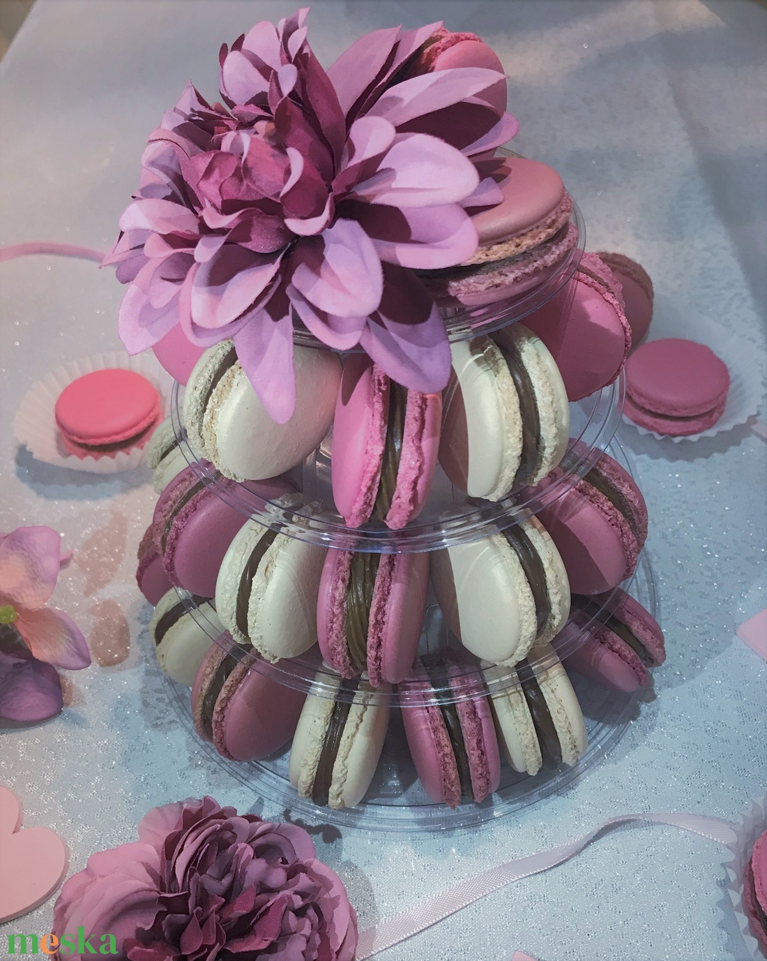 Macaron torony (4 emeletes) - élelmiszer - édesség - Meska.hu Macaron torony (4 emeletes) - élelmiszer - édesség - Meska.hu
