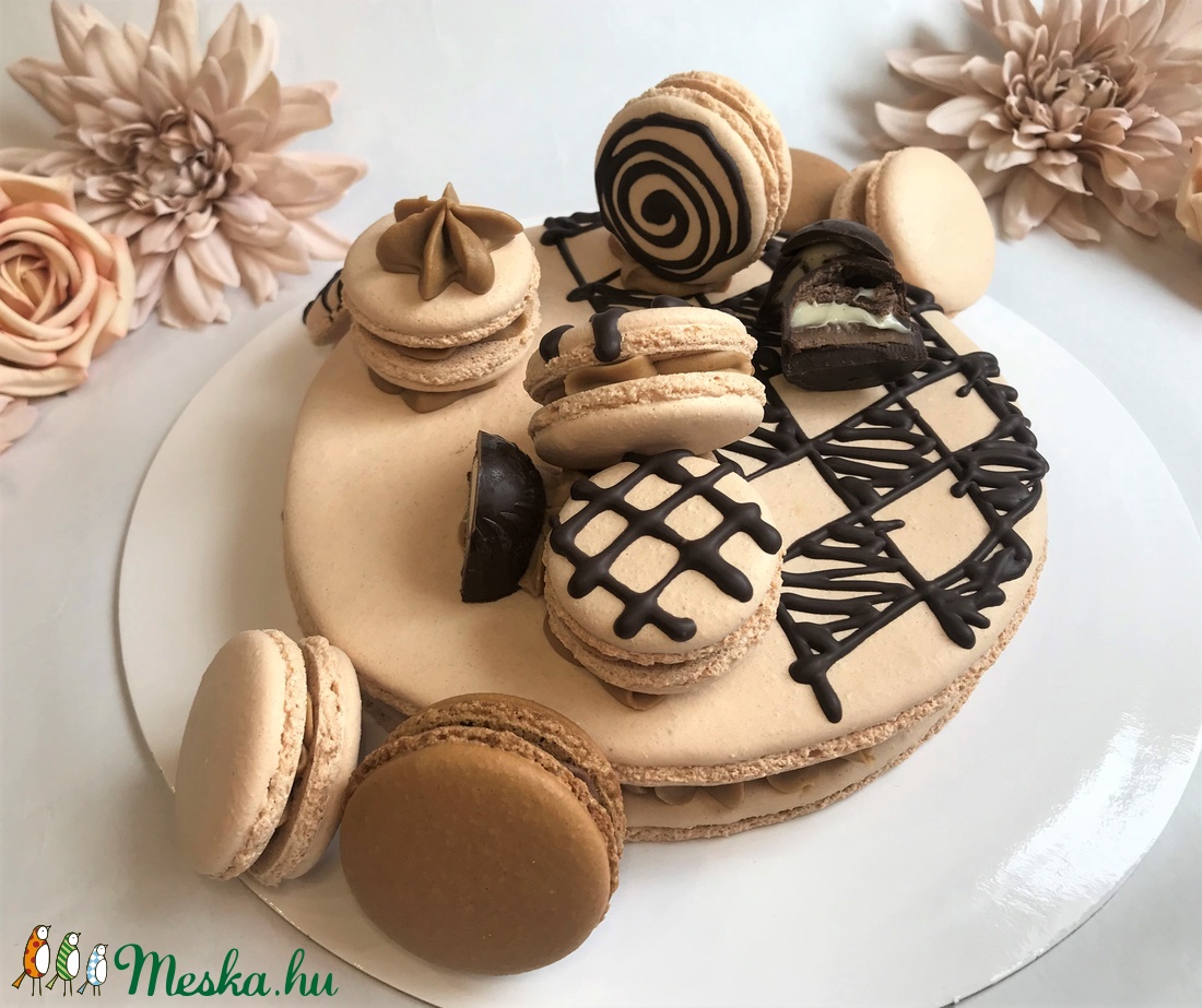 Óriás MACARON torta - élelmiszer - édesség - Meska.hu Óriás MACARON torta - élelmiszer - édesség - Meska.hu