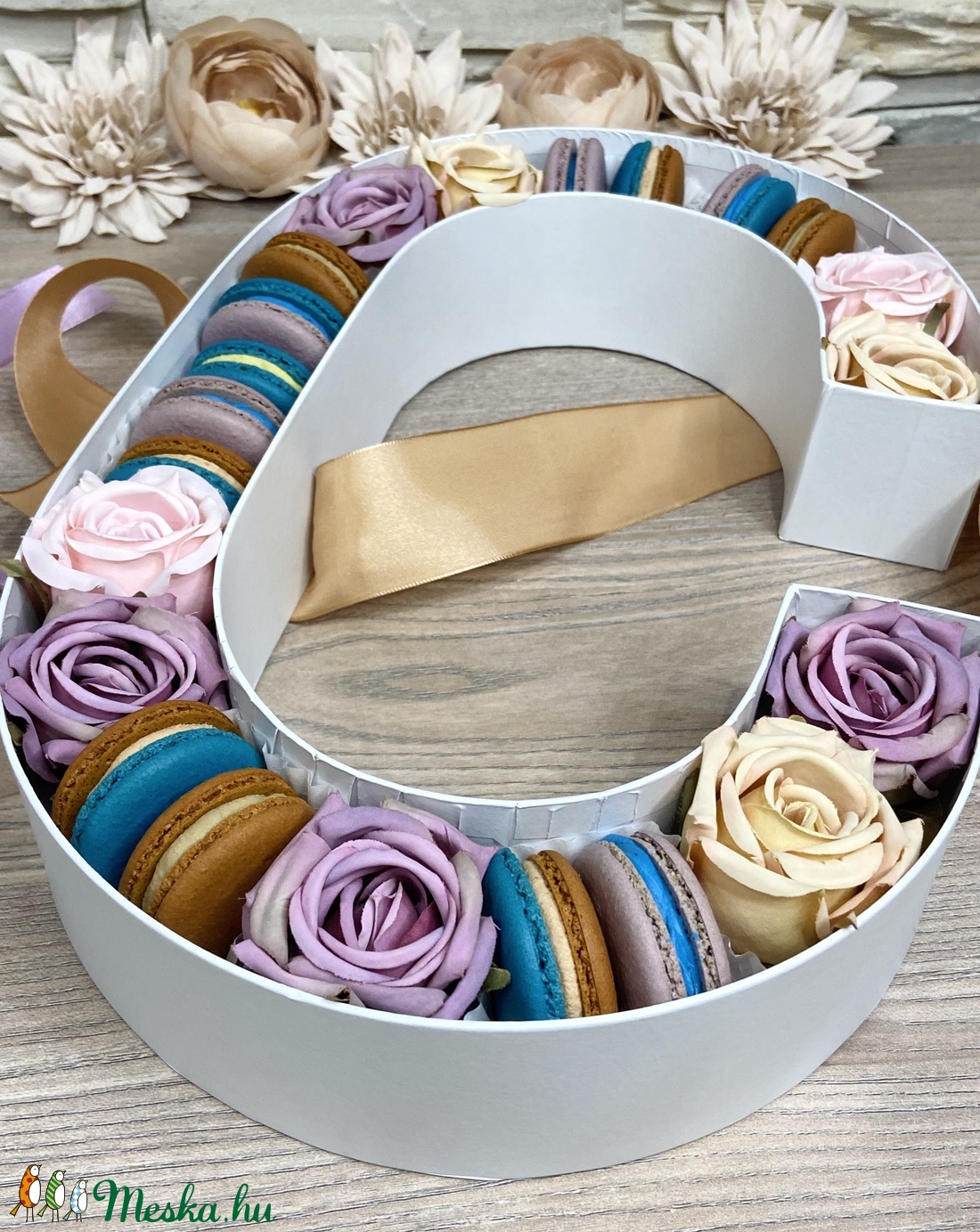 Betű MACARON box - élelmiszer - édesség - Meska.hu