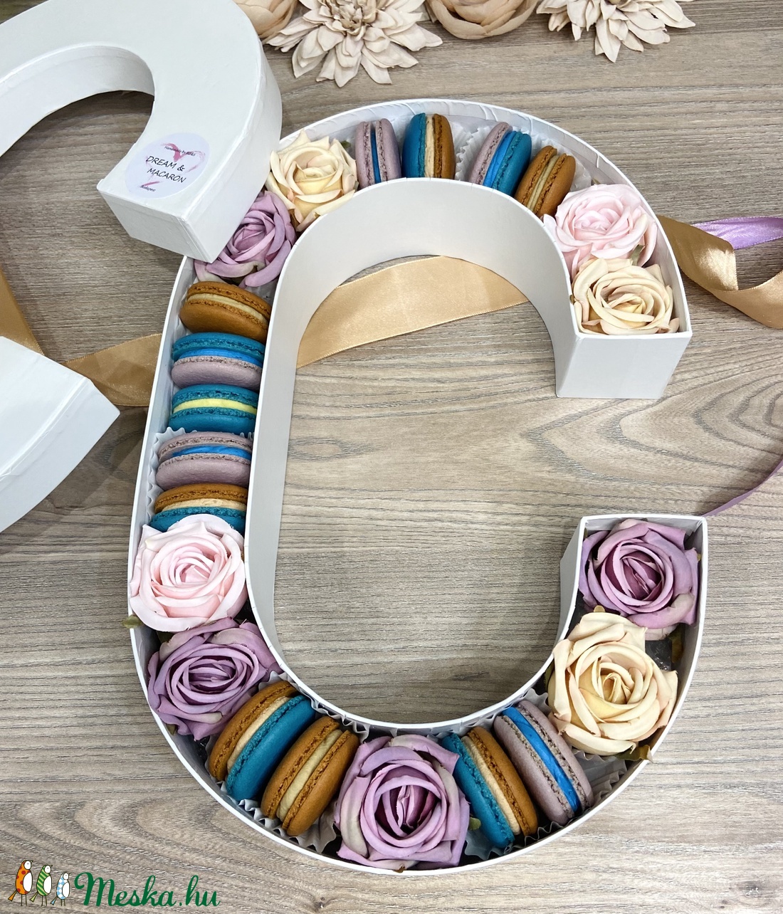 Betű MACARON box - élelmiszer - édesség - Meska.hu