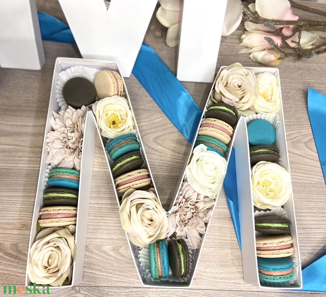 Betű MACARON box - élelmiszer - édesség - Meska.hu Betű MACARON box - élelmiszer - édesség - Meska.hu