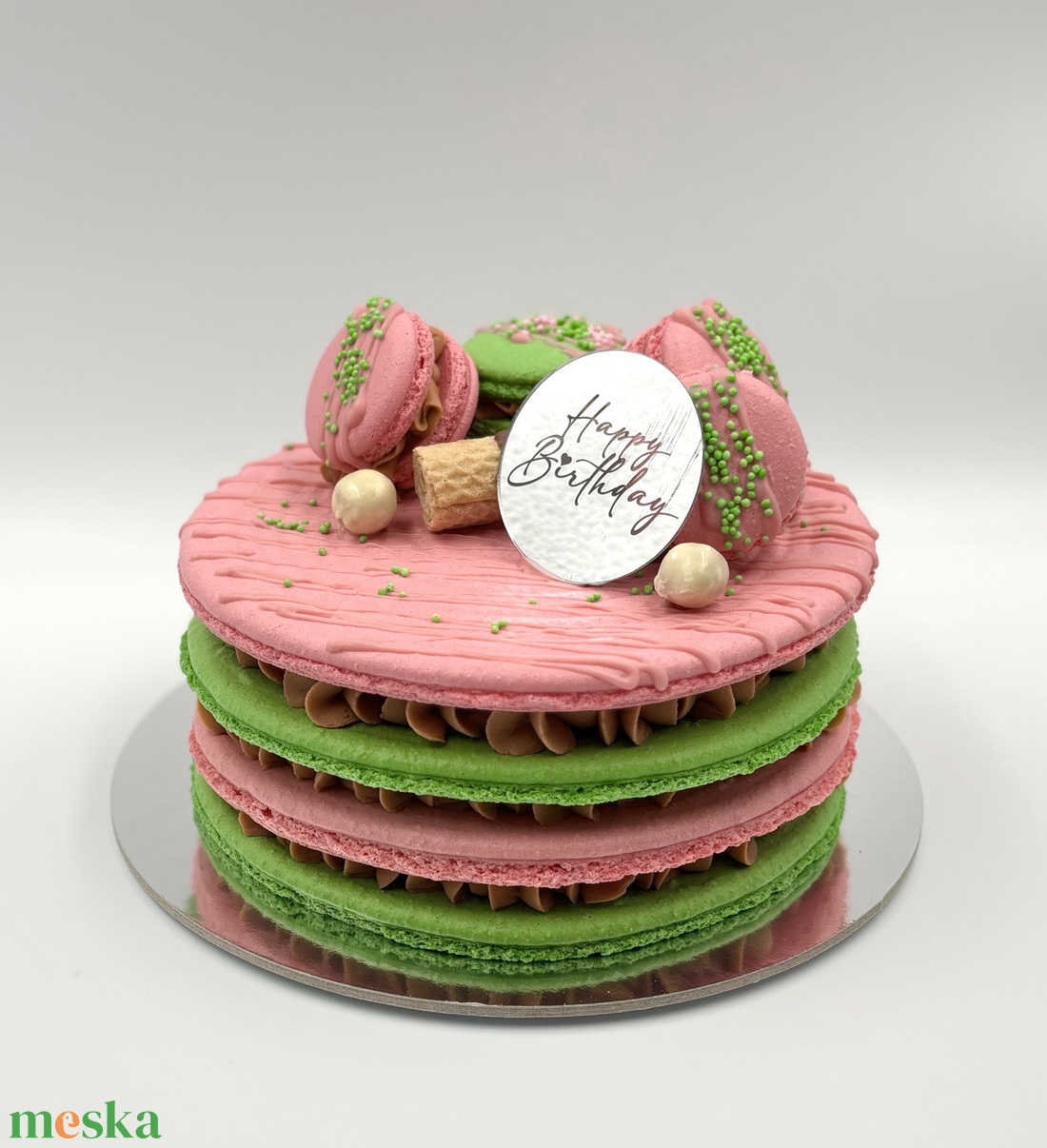 Háromszintes óriás MACARON torta - élelmiszer - édesség - Meska.hu Háromszintes óriás MACARON torta - élelmiszer - édesség - Meska.hu