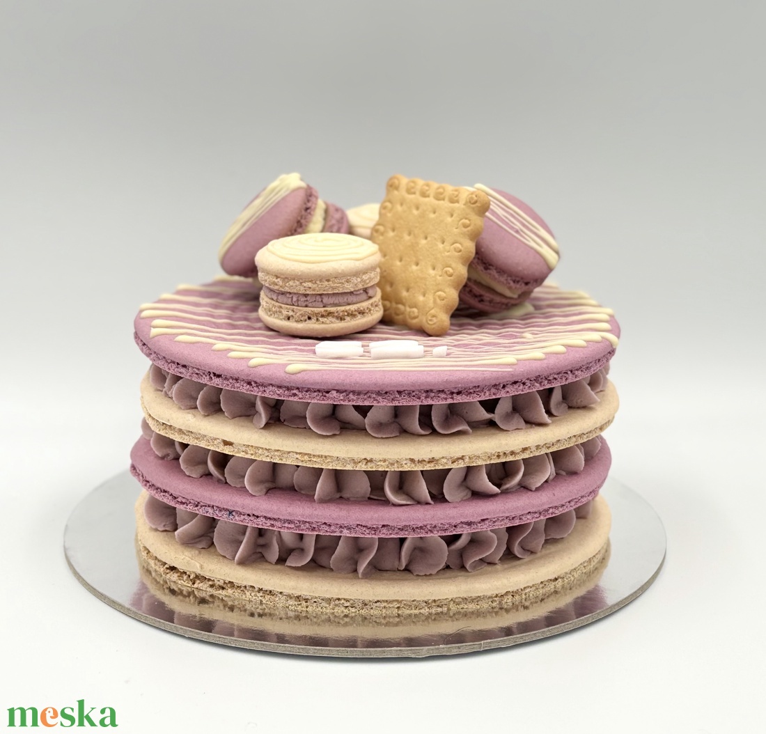 Háromszintes óriás MACARON torta - élelmiszer - édesség - Meska.hu Háromszintes óriás MACARON torta - élelmiszer - édesség - Meska.hu