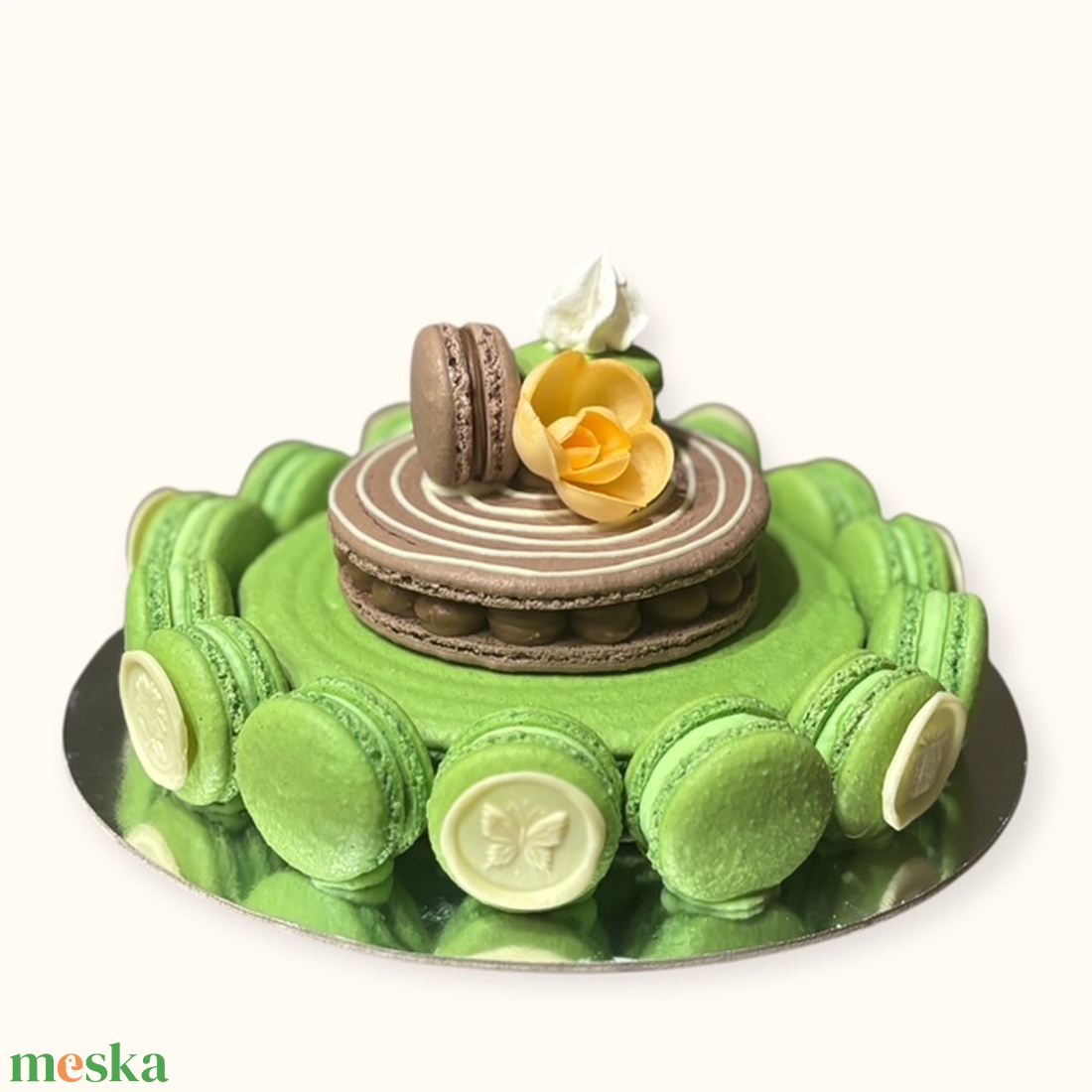 MACARON duó torta  - élelmiszer - édesség - macaron - Meska.hu