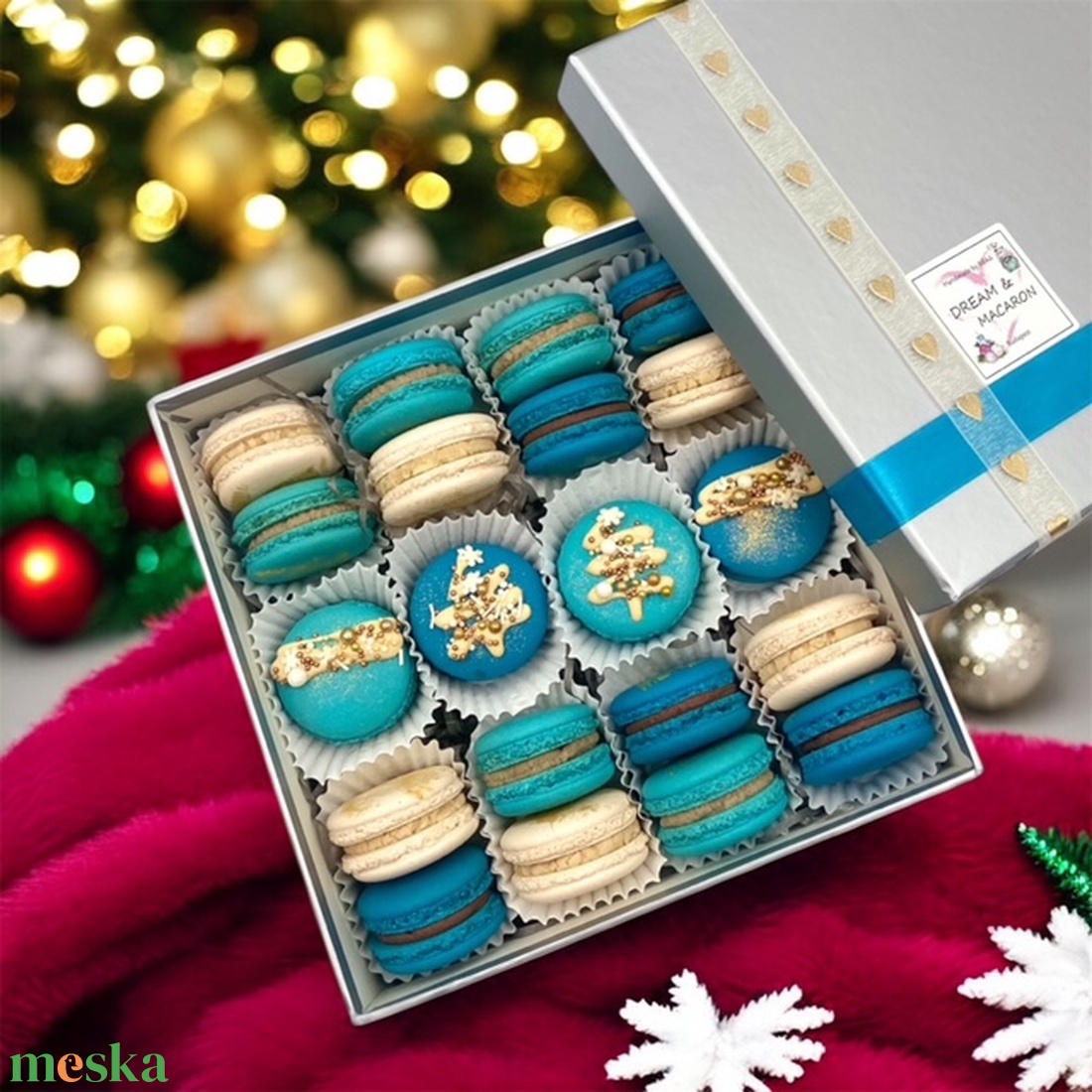 Ünnepi MACARON válogatás  - élelmiszer - édesség - macaron - Meska.hu