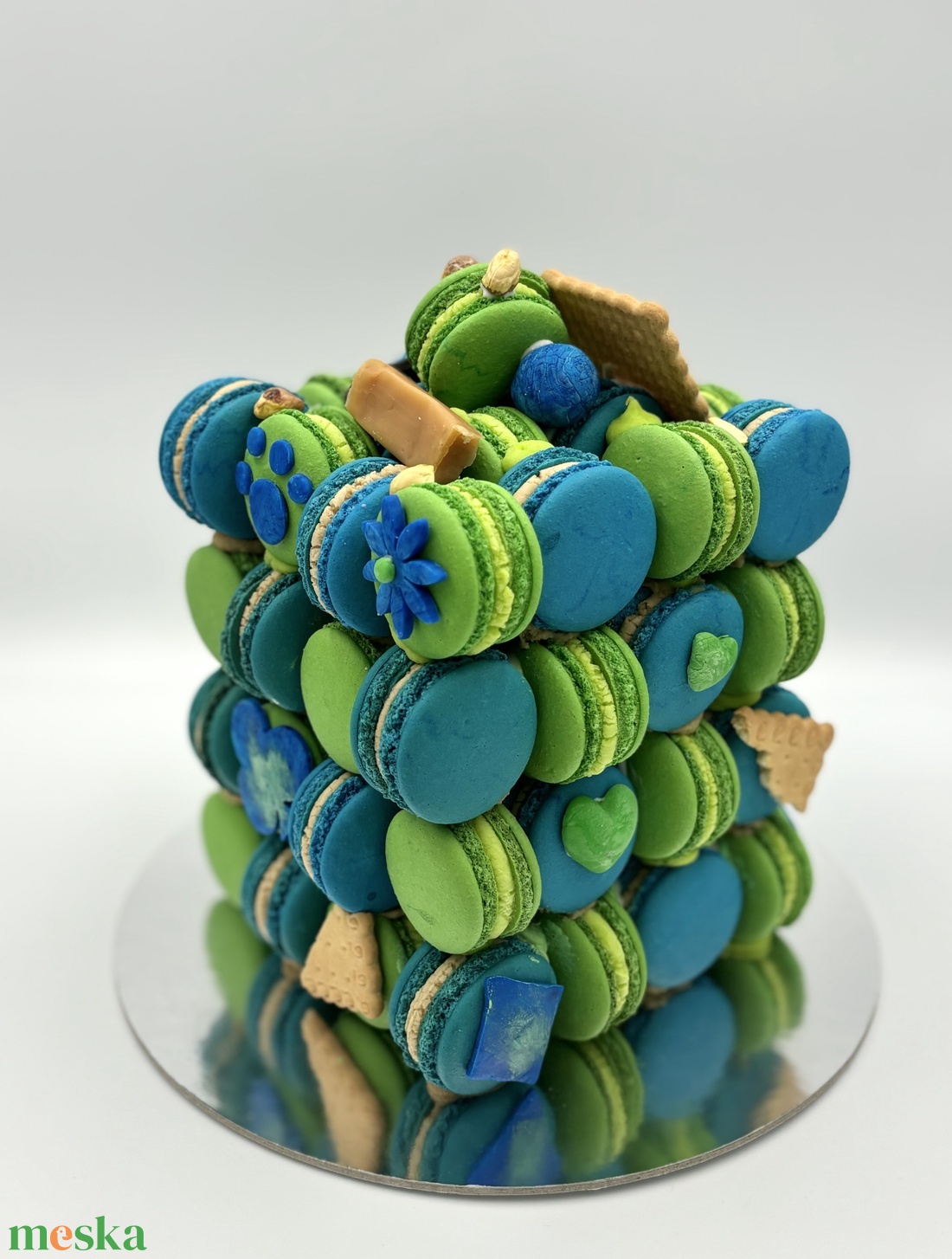 MACARON kocka - élelmiszer - édesség - macaron - Meska.hu