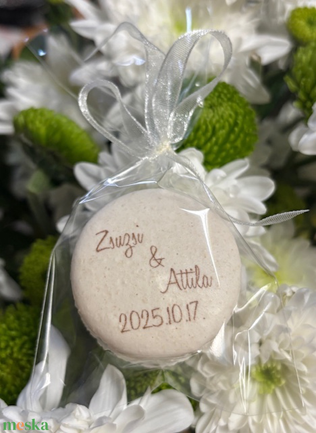 Egyedi feliratos MACARON - stílusos köszönetajándék � - élelmiszer - édesség - macaron - Meska.hu