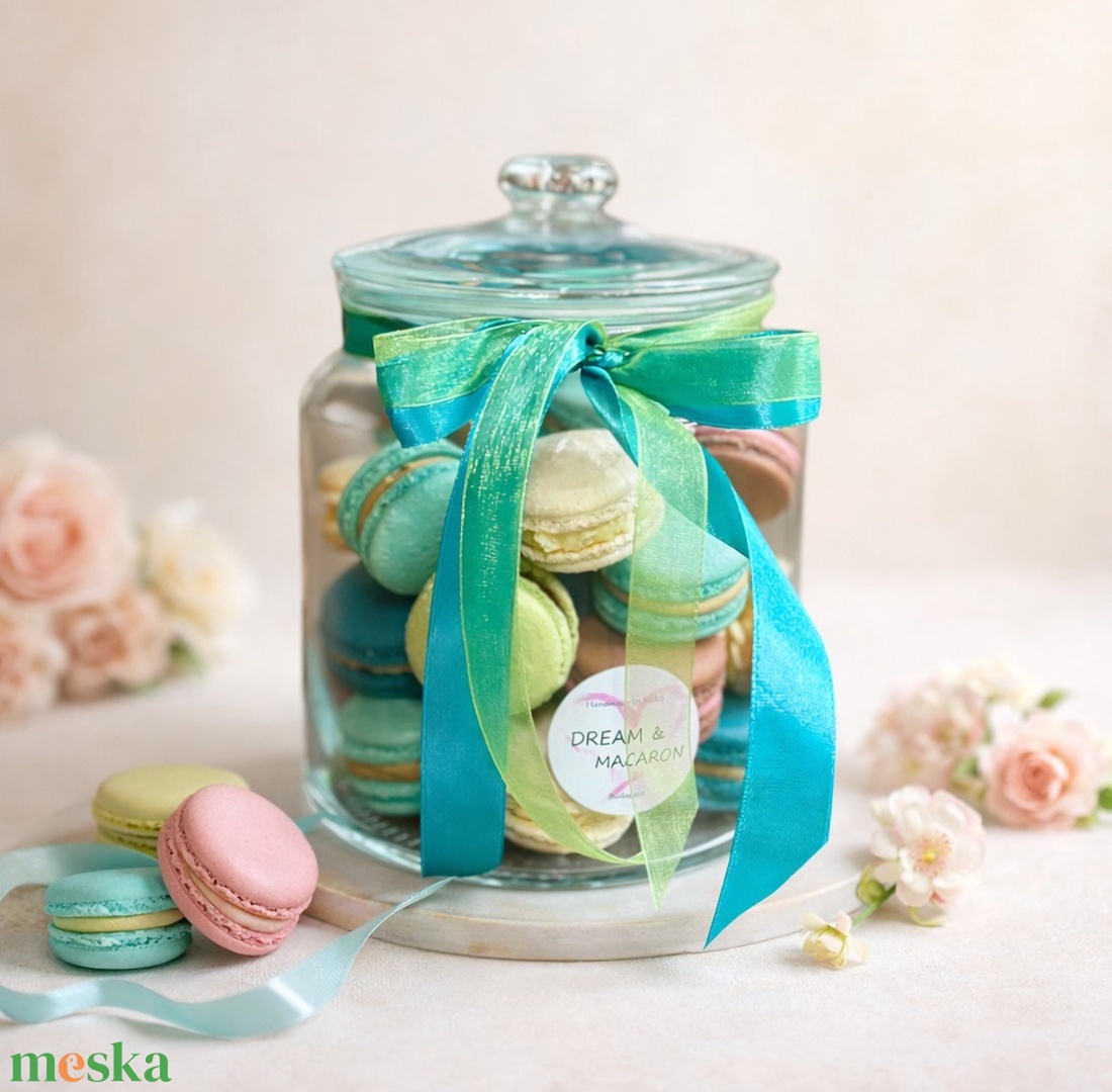 Macaron üvegbe zárva �� - élelmiszer - édesség - macaron - Meska.hu