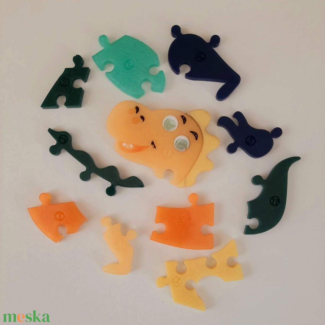 Dinó kirakó - játék & sport - puzzle - kirakó, kocka kirakó - Meska.hu Dinó kirakó - játék & sport - puzzle - kirakó, kocka kirakó - Meska.hu
