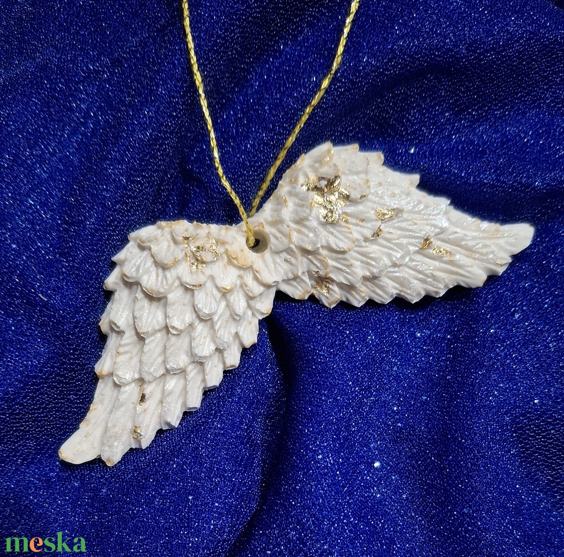 Angyalszárny - karácsony - karácsonyi lakásdekoráció - karácsonyfadíszek - Meska.hu